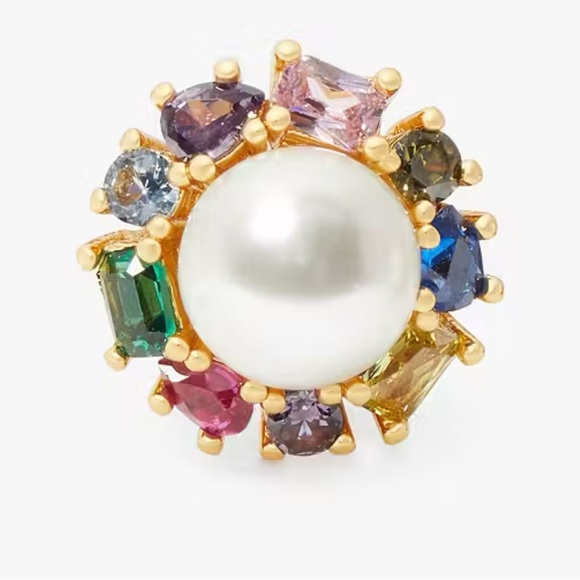 KATE SPADE Candy Shop Halo Pearl Earrings - Picture 3 of 5